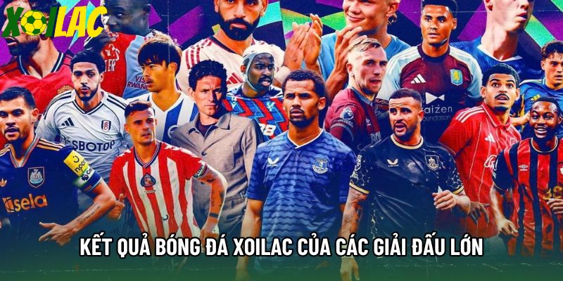 Kết quả bóng đá xoilac của các giải đấu lớn Kết quả bóng đá xoilac của các giải đấu lớn